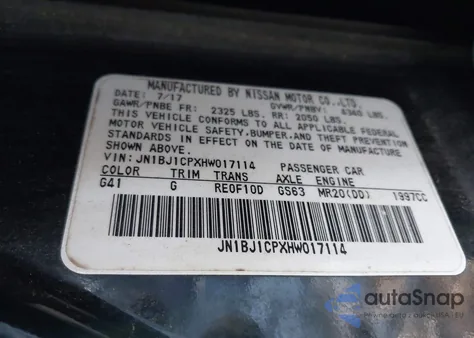 2017 Nissan Rogue Sport Sv из США, поврежденный, VIN JN1BJ1CPXHW017114